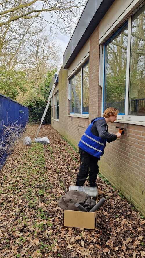 Gebouw aan Maaslaan 6 is klaar voor de sloop