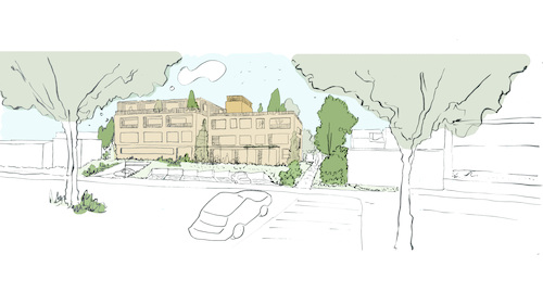 Impressie voor de Middeldiepstraat uit het stedenbouwkundig kader BHS Impressie voor de Middeldiepstraat uit het stedenbouwkundig kader BHS